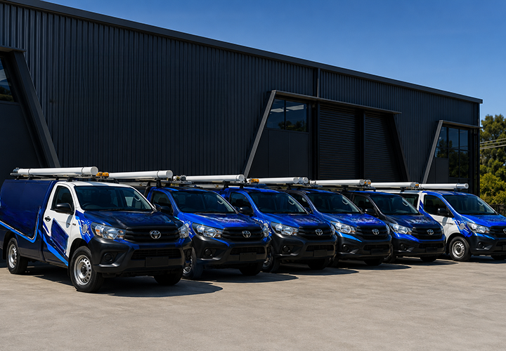 Fleet of Allambie Heights Blocked Drains plumbing vans